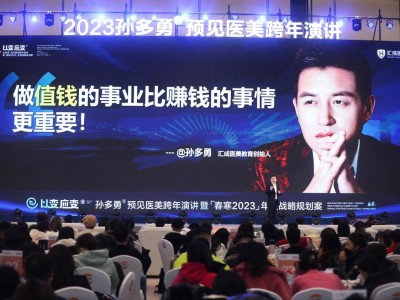 2023孙多勇®跨年演讲丨以变应变,预见医美新未来